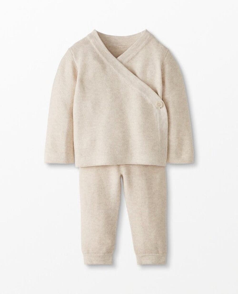 Hanna Andersson Baby Wrap Cardigan & Legging Set